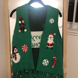 Vintage Sweater Christmas Vest